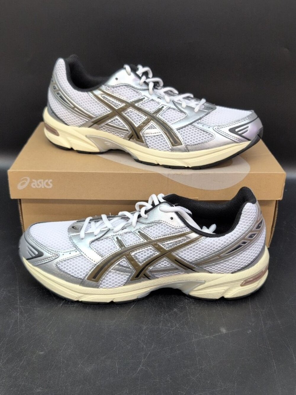 ASICS GEL1130 Retro Men's Running Sneakers US 13 White Clay Canyon 1201A256-113
